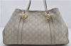 Authentic GUCCI Guccissima Twins Leather Shoulder Hand Bag 232957 Ivory 5416E