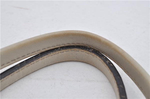 Authentic GUCCI Guccissima Twins Leather Shoulder Hand Bag 232957 Ivory 5416E