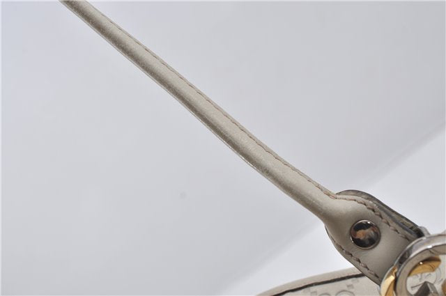 Authentic GUCCI Guccissima Twins Leather Shoulder Hand Bag 232957 Ivory 5416E