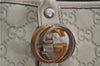 Authentic GUCCI Guccissima Twins Leather Shoulder Hand Bag 232957 Ivory 5416E