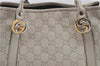 Authentic GUCCI Guccissima Twins Leather Shoulder Hand Bag 232957 Ivory 5416E