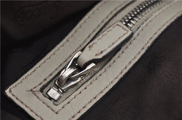 Authentic GUCCI Guccissima Twins Leather Shoulder Hand Bag 232957 Ivory 5416E