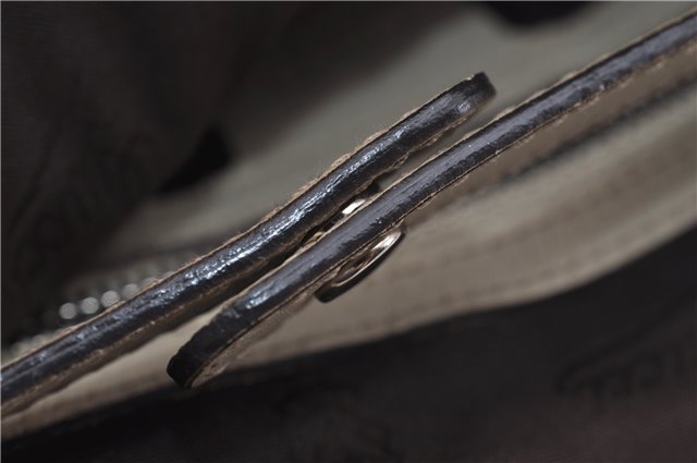 Authentic GUCCI Guccissima Twins Leather Shoulder Hand Bag 232957 Ivory 5416E