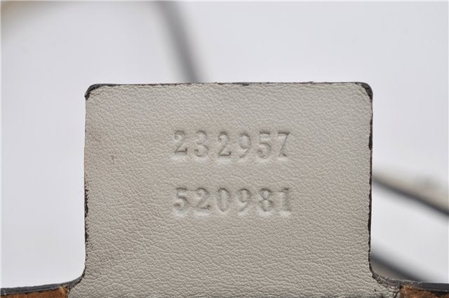 Authentic GUCCI Guccissima Twins Leather Shoulder Hand Bag 232957 Ivory 5416E