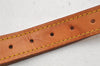 Authentic Louis Vuitton Leather Shoulder Strap Beige 40.6-47.6" LV 5418I