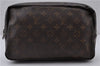 Auth LOUIS VUITTON Monogram Trousse Toilette 28 Clutch Hand Bag M47522 LV 5419C