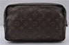 Auth LOUIS VUITTON Monogram Trousse Toilette 28 Clutch Hand Bag M47522 LV 5419C