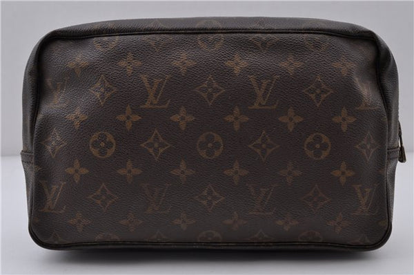 Auth LOUIS VUITTON Monogram Trousse Toilette 28 Clutch Hand Bag M47522 LV 5419C