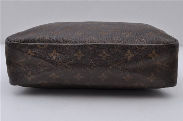 Auth LOUIS VUITTON Monogram Trousse Toilette 28 Clutch Hand Bag M47522 LV 5419C