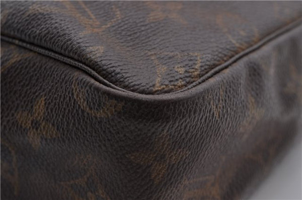 Auth LOUIS VUITTON Monogram Trousse Toilette 28 Clutch Hand Bag M47522 LV 5419C