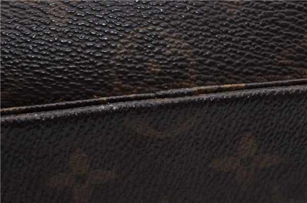 Auth LOUIS VUITTON Monogram Trousse Toilette 28 Clutch Hand Bag M47522 LV 5419C