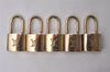 Authentic Louis Vuitton Padlock Gold 10Set LV 5419I