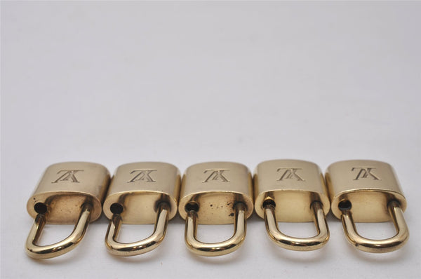 Authentic Louis Vuitton Padlock Gold 10Set LV 5419I