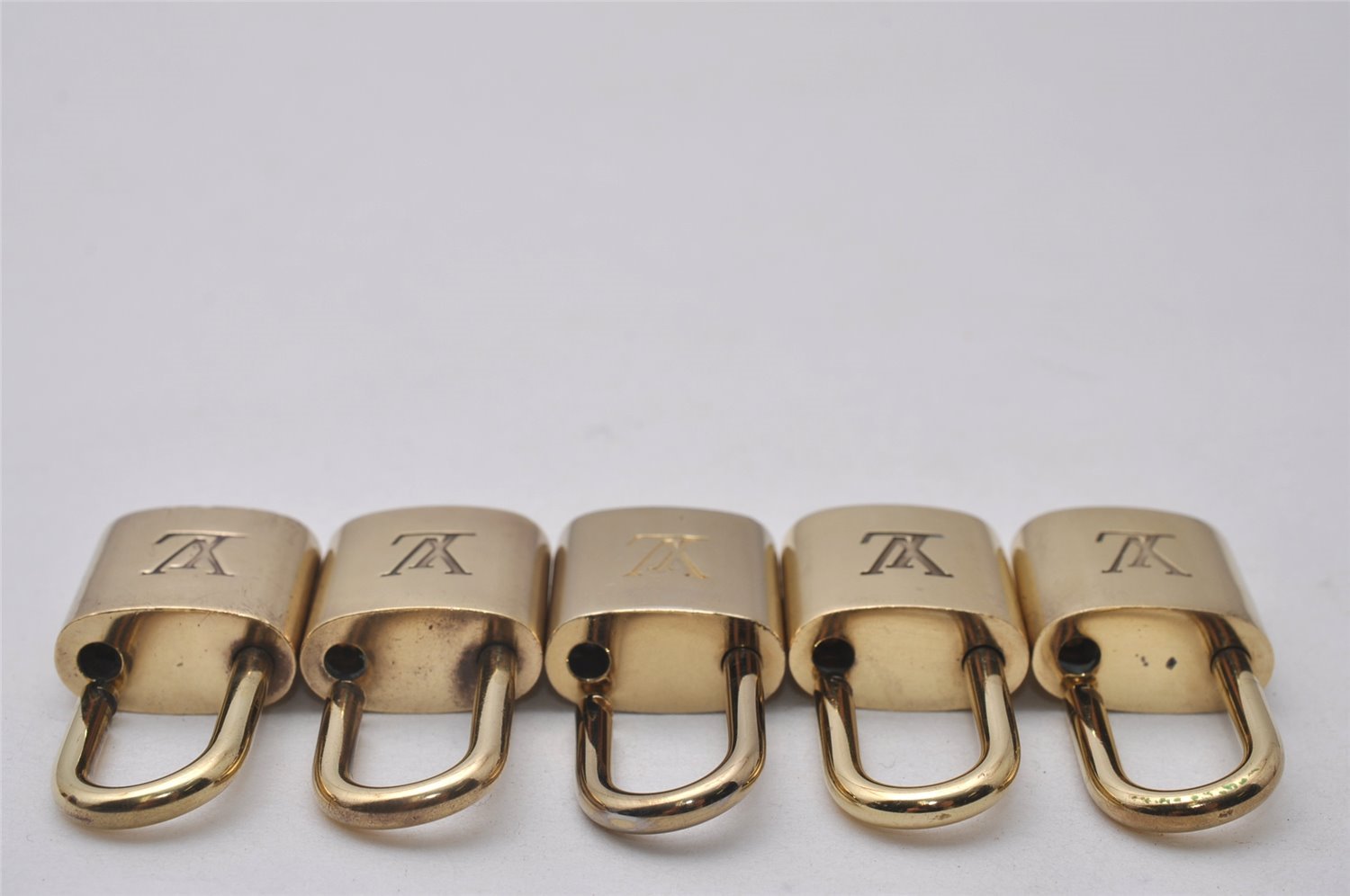 Authentic Louis Vuitton Padlock Gold 10Set LV 5419I