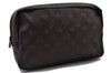 Auth LOUIS VUITTON Monogram Trousse Toilette 28 Clutch Hand Bag M47522 LV 5419C