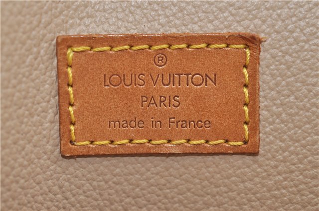 Authentic Louis Vuitton Monogram Sac Plat Hand Tote Bag M51140 LV 5420E