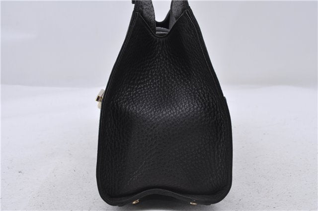 Authentic GUCCI Shoulder Hand Bag Leather 130995 Black 5421D