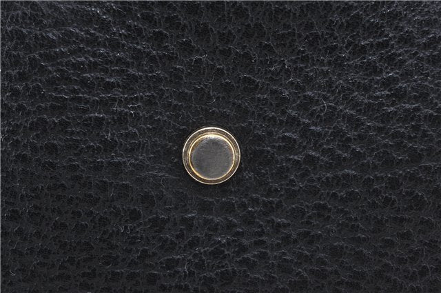 Authentic GUCCI Shoulder Hand Bag Leather 130995 Black 5421D