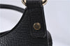 Authentic GUCCI Shoulder Hand Bag Leather 130995 Black 5421D