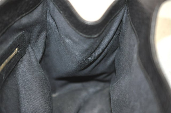 Authentic GUCCI Shoulder Hand Bag Leather 130995 Black 5421D