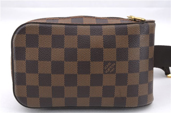 Authentic Louis Vuitton Damier Geronimos Waist Body Bag N51994 LV 5421E