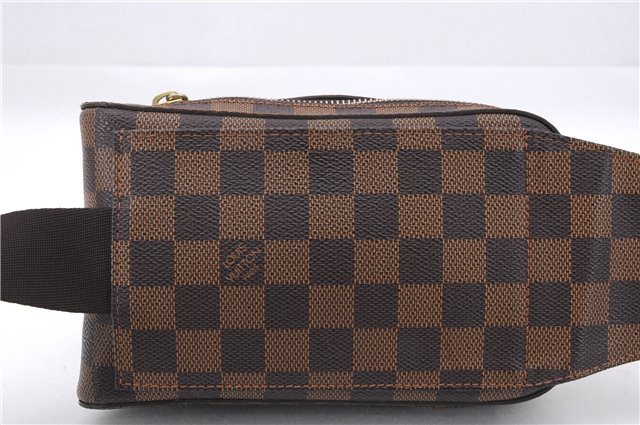 Authentic Louis Vuitton Damier Geronimos Waist Body Bag N51994 LV 5421E