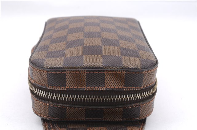 Authentic Louis Vuitton Damier Geronimos Waist Body Bag N51994 LV 5421E