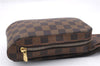 Authentic Louis Vuitton Damier Geronimos Waist Body Bag N51994 LV 5421E