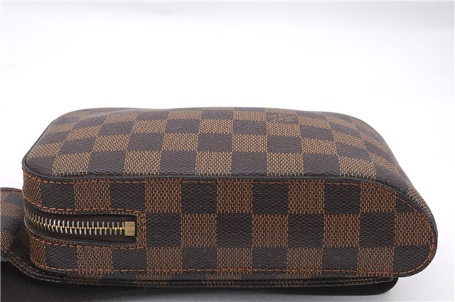 Authentic Louis Vuitton Damier Geronimos Waist Body Bag N51994 LV 5421E