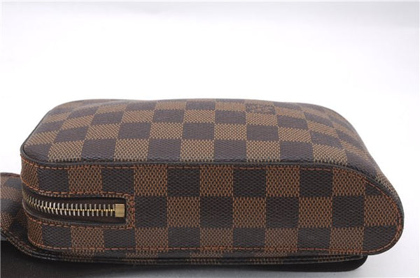Authentic Louis Vuitton Damier Geronimos Waist Body Bag N51994 LV 5421E