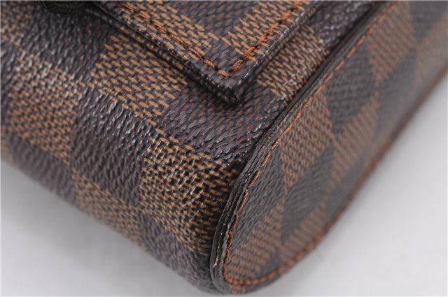 Authentic Louis Vuitton Damier Geronimos Waist Body Bag N51994 LV 5421E