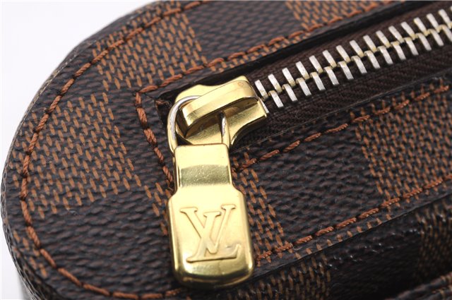 Authentic Louis Vuitton Damier Geronimos Waist Body Bag N51994 LV 5421E