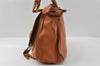 Authentic Chloe Marcie Large Vintage Shoulder Hand Bag Leather Brown 5421I