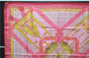 Authentic HERMES Carre 90 Scarf "Torins d'ar" Silk Pink 5422D