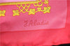 Authentic HERMES Carre 90 Scarf "Torins d'ar" Silk Pink 5422D