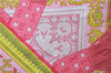 Authentic HERMES Carre 90 Scarf "Torins d'ar" Silk Pink 5422D