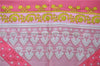 Authentic HERMES Carre 90 Scarf "Torins d'ar" Silk Pink 5422D