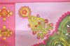 Authentic HERMES Carre 90 Scarf "Torins d'ar" Silk Pink 5422D