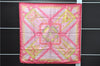 Authentic HERMES Carre 90 Scarf "Torins d'ar" Silk Pink 5422D