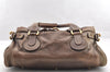 Authentic Chloe Paddington Vintage Leather Shoulder Hand Bag Purse Black 5422I