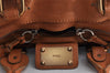 Authentic Chloe Vintage Paddington Leather Shoulder Hand Bag Brown 5423I