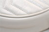 Authentic GUCCI GG Marmont Chain Shoulder Cross Bag Leather 550154 White 5424E
