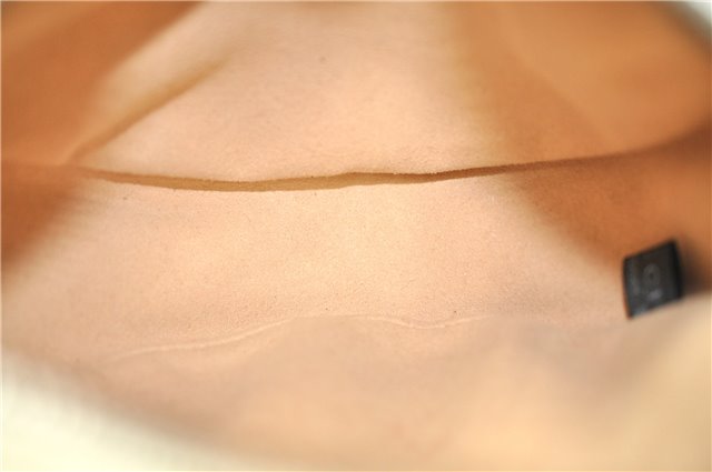 Authentic GUCCI GG Marmont Chain Shoulder Cross Bag Leather 550154 White 5424E