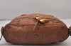 Authentic Chloe Paddington Vintage Leather Shoulder Hand Tote Bag Brown 5424I