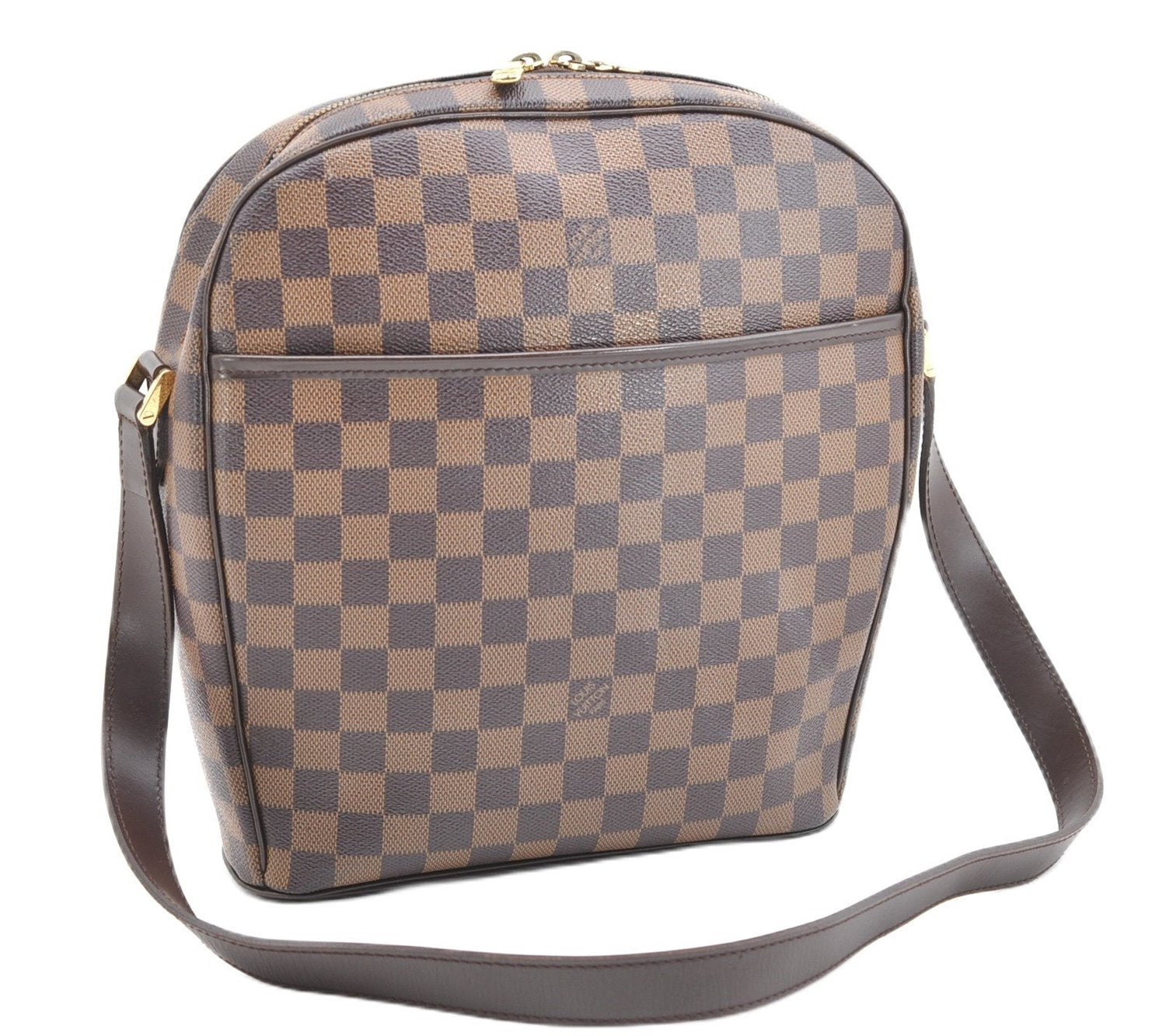 Authentic Louis Vuitton Damier Ipanema GM Shoulder Cross Bag N51292 LV 5427F