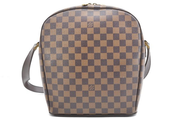 Authentic Louis Vuitton Damier Ipanema GM Shoulder Cross Bag N51292 LV 5427F