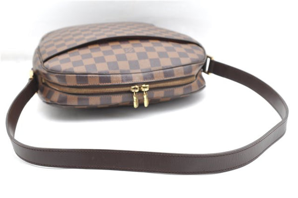 Authentic Louis Vuitton Damier Ipanema GM Shoulder Cross Bag N51292 LV 5427F