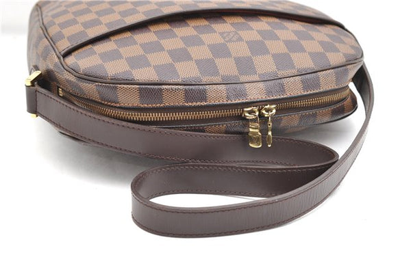 Authentic Louis Vuitton Damier Ipanema GM Shoulder Cross Bag N51292 LV 5427F