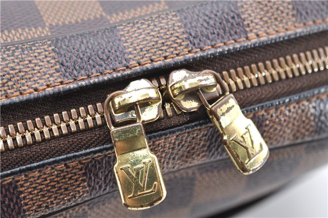 Authentic Louis Vuitton Damier Ipanema GM Shoulder Cross Bag N51292 LV 5427F