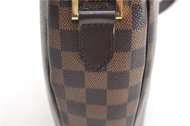 Authentic Louis Vuitton Damier Ipanema GM Shoulder Cross Bag N51292 LV 5427F